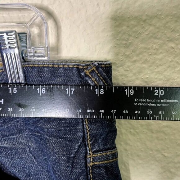 Ecko Unltd Men's Size 36x30 100% Cotton Relaxed Fit Dark Wash Jeans Baggy Y2K - Picture 2 of 6